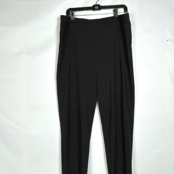 Frank Lyman Design Pants - Frank Lyman Black Dress Pants Women's size 16 Straight Leg, pull on, seamed EUC